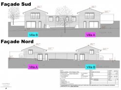 Arzier: villas mitoyennes en ossature bois sur plans